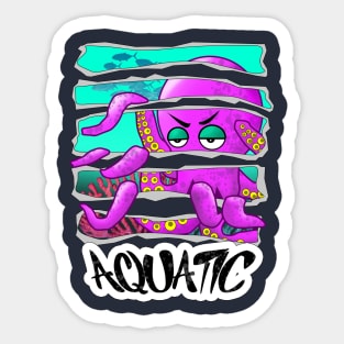 25 Aquatic State of Mind Sticker